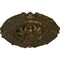 Ekena Millwork Southampton Ceiling Medallion, Hand-Painted Brass, 16 1/2"OD x 2 3/8"P CM16SOBRS - alternate 4